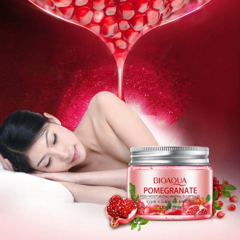 (BQY6049) Pomegranate Fresh Moisturizing Mineral Sleep Mask