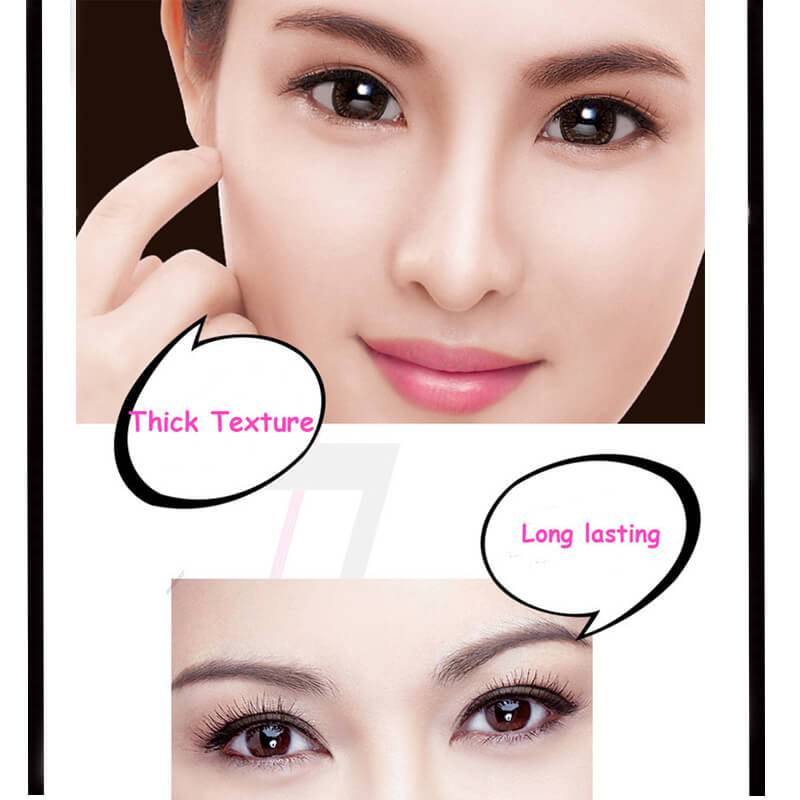 (BQY3542) Black Lengthening Silk + Mascara 1+1 Eyelash Makeup Set
